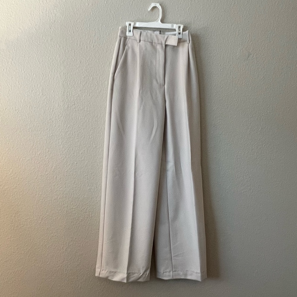 Beige Zara trousers